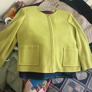 St. John green sweater